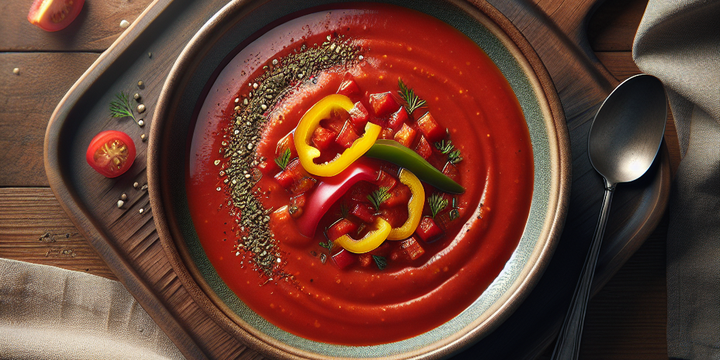 Tomatensoep met paprika